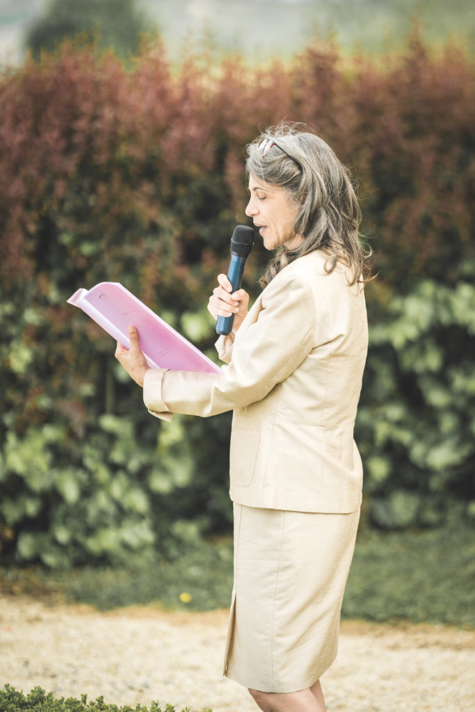 Mélanie Dimino, officiante de cérémonies